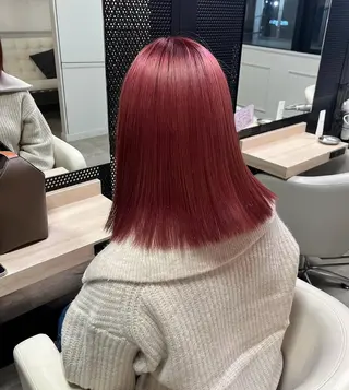 セミロング カラー 💋色気ハイトーン 💋HARUKAのヘアスタイル