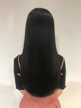 ロング カラー 縮毛矯正/艶カラー/ ikedaのヘアスタイル