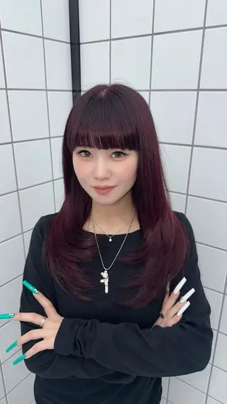 カラー ヘアアレンジ バレイヤージュ/ メッシュ小林賢太朗のヘアスタイル