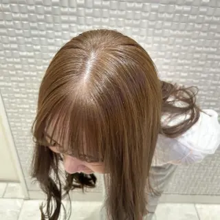 ロング カラー 柔らかい縮毛矯正 Yu🫧銀座🩶のヘアスタイル