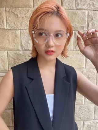 ショート カラー 益野 凌のヘアスタイル