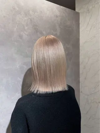 カラー 齊藤 千隼のヘアスタイル