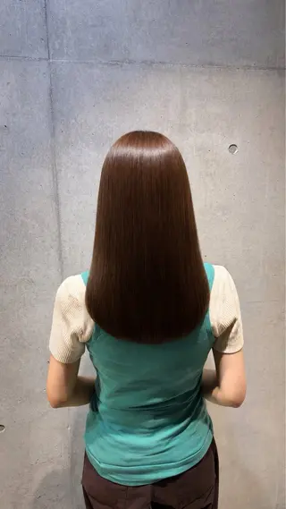 ロング カラー パーマ ヘアアレンジ メンズ 赤み消しカラー /美 髪☘️Reika☘️のヘアスタイル