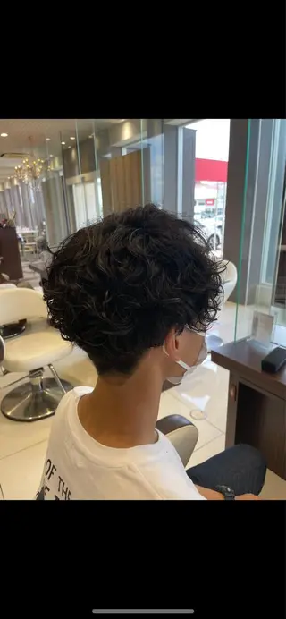 パーマ メンズ ✂︎山﨑 涼太✂︎のヘアスタイル