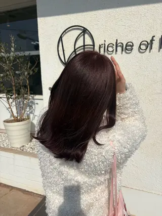 ミディアム 高橋 真歩のヘアスタイル