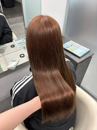 ロング カラー 透明感カラー×顔周り mizuki🫧のヘアスタイル