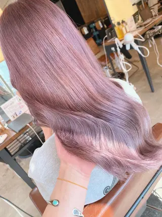 カラー 顔まわりの神様✨ 透明感カラー藤嶋秀幸のヘアスタイル