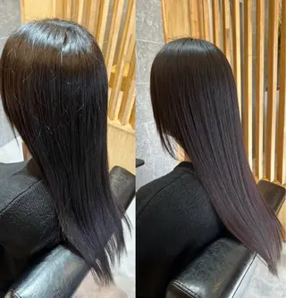 ロング 西田 優作のヘアスタイル