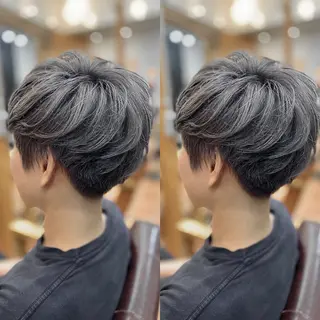 ショート カラー 木村丈晴✂️ご来店 お待ちしてます😊のヘアスタイル