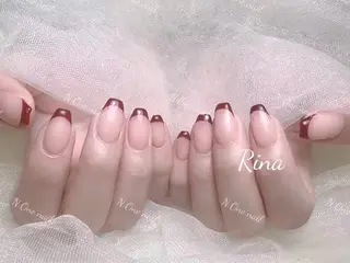 ネイル 長いだし/スカルプ/ パラシェルN.oneのネイルデザイン