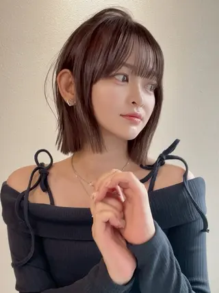 ショート カラー 大宮レイヤーカット ハッシュ　柏崎颯刀のヘアスタイル