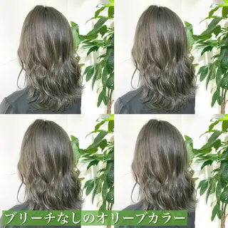 ミディアム カラー navile原宿 yumaのヘアスタイル