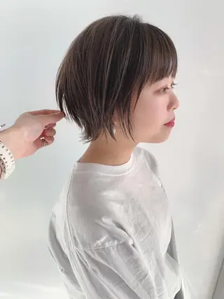 ショート 🎉骨格矯正カット ばば　としまさのヘアスタイル