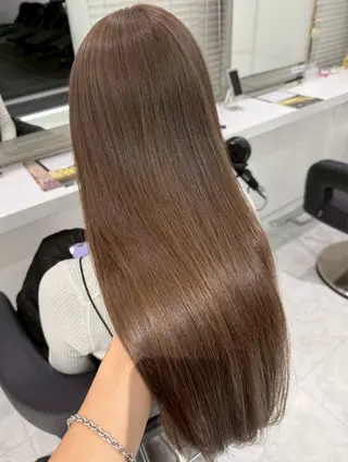 ロング カラー ヘアアレンジ 🦋艶出しワンカラー 🦋MASAKIのヘアスタイル