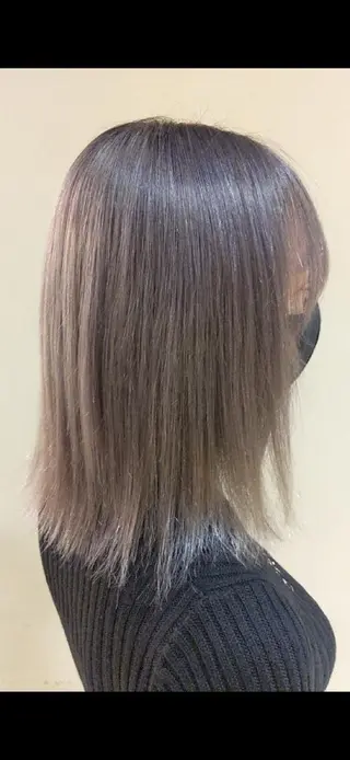 ミディアム 【ブリーチ縮毛矯正】 TAKUMIのヘアスタイル