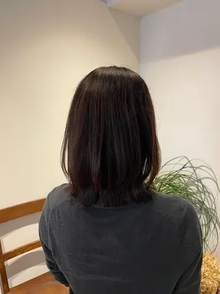 ミディアム 山崎 彩音のヘアスタイル