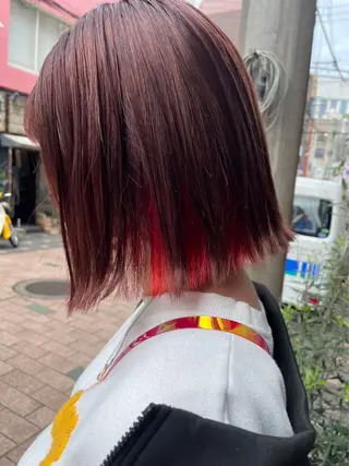 カラー おん眉美容師eMu✄ yuka‪🤍のヘアスタイル