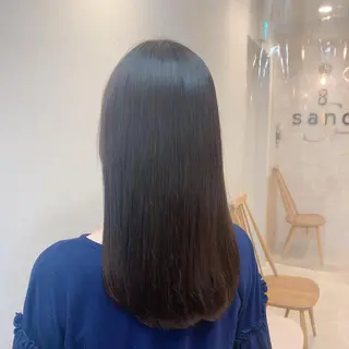 ロング レイヤー/ブリーチ/ 新宿/福元実希のヘアスタイル