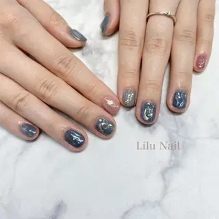 ネイル モチの良さ◉ フィルインネイル♡のネイルデザイン