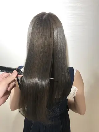 ロング カラー パーマ ヘアアレンジ 🥇髪質改善🥇 polon代表鵜澤のヘアスタイル