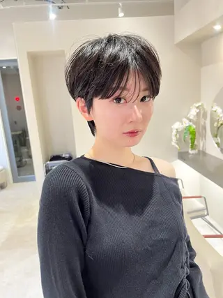 ショート ヘッドスパ/透明感 カラー/横山陸人のヘアスタイル