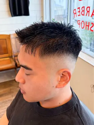 ショート メンズ 三宮メンズカット ヨシイッキのヘアスタイル