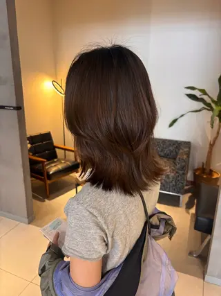 ミディアム カラー RABU /髪質改善 伏見/ヘアケアサロンのヘアスタイル