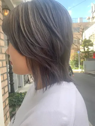 ミディアム 似合わせスタイル/ 小川千波のヘアスタイル