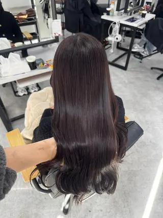ロング カラー 赤み無し柔らかカラー 【梅田】madokaのヘアスタイル