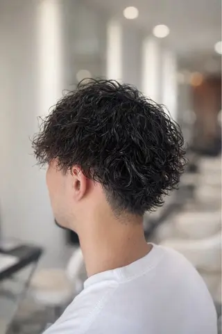 ショート パーマ メンズ 🔥men's特化 🔥三上 拓真のヘアスタイル