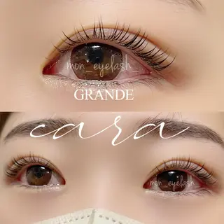 マツエク・マツパ アイブロウ GRANDEcara 栄 Miki🍀のマツエク・マツパデザイン