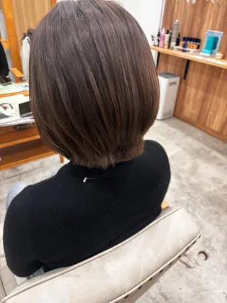 ミディアム 菅谷 琉月のヘアスタイル