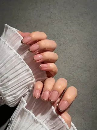 ネイル I-nailロング /ワンホン/キラキラのネイルデザイン