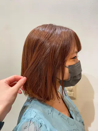 ミディアム 小顔カット 🌿リョウカのヘアスタイル