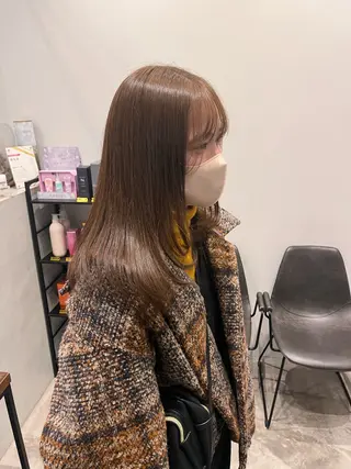 ミディアム カラー レイヤーカット/ kotoneのヘアスタイル