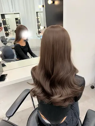 ロング しゅういち/赤み消し カラー特化のヘアスタイル