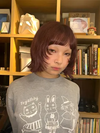 カラー ⭐️植田瑠菜⭐️ カラー／縮毛矯正のヘアスタイル