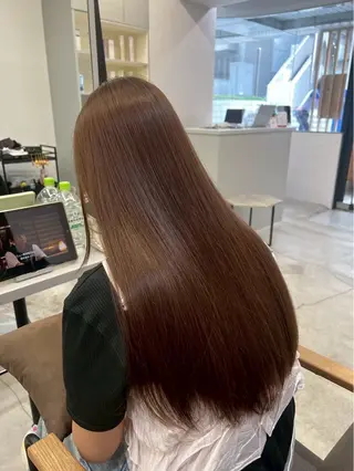 ロング 韓国×艶ハイトーンが かわいい✨️リオ🍒のヘアスタイル