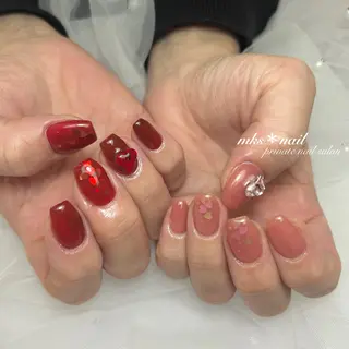 ネイル mks＊nail //  枚方長尾のネイルデザイン