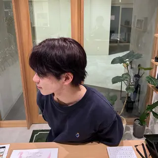 カラー メンズ 愛 理のヘアスタイル
