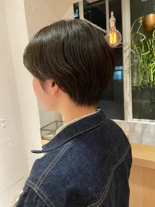 ミディアム カラー 白髪ぼかし/ショート /ミニボブだいじのヘアスタイル