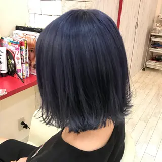 ミディアム カラー 櫻井 なんなのヘアスタイル