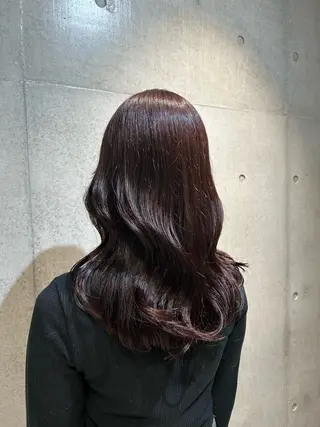 ロング カラー ヘアアレンジ ボブ艶モテカラー🫧 カリンのヘアスタイル