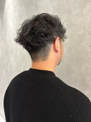 ショート パーマ メンズ 宮嶋 勇輔のヘアスタイル