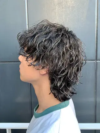 パーマ メンズ 佐藤大翔🌐縮毛矯正 🌐メンズパーマのヘアスタイル