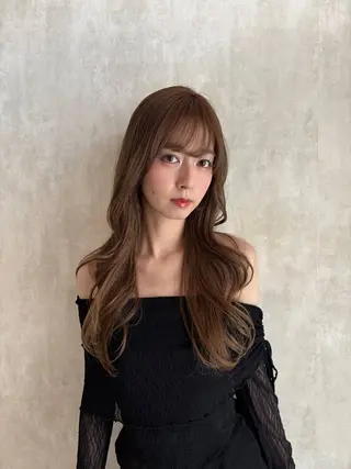 ロング カラー 🩵似合わせカット SEIRA🩵のヘアスタイル