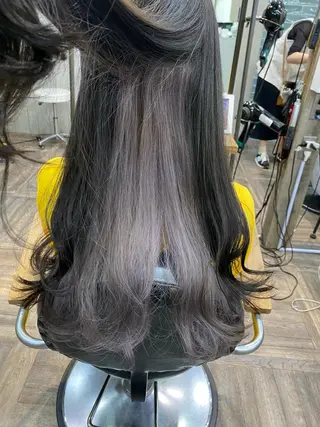 ロング 的場 渉のヘアスタイル