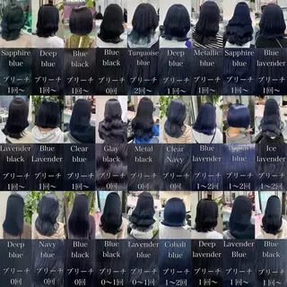 セミロング カラー レイヤー×透明感カラ ーHAYATOのヘアスタイル