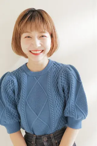 ショート カラーモデル募集中 美容室ハピスのヘアスタイル