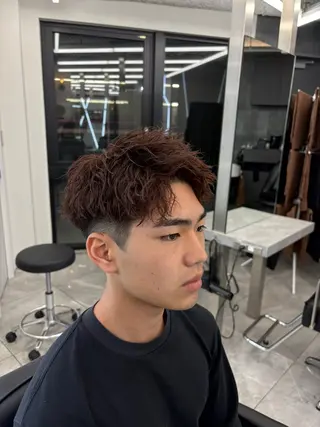 パーマ メンズ 🔥ジャス/ 無造作パーマ特化🔥のヘアスタイル